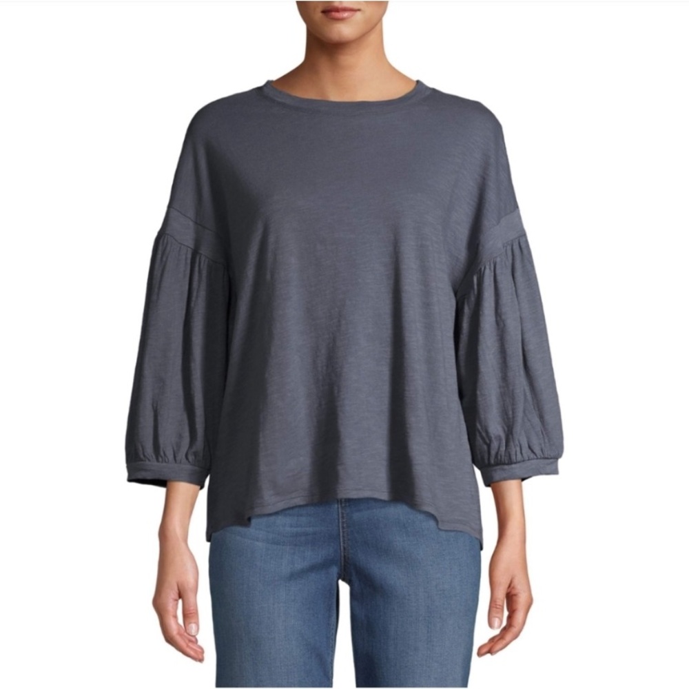 Time and tru balloon sleeve tee top, NWT S